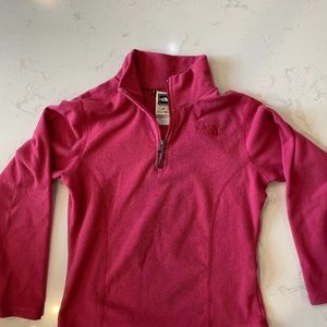 The North Face kids hot pink light weight fleece M